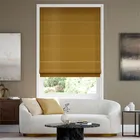 Velvet Antique Gold Roman Blind