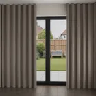 Harlow Biscuit Wave Curtain Blinds Uk