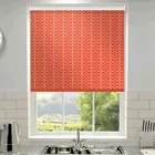Orla Kiely Linear Stem Made To Measure Blackout Roller Blind Tomato