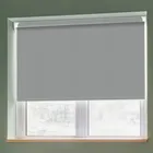 Banlight Duo Fr Pale Grey (blackout) Grip Fit Roller Blinds