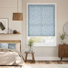 William Morris Duolight Sunflower Vintage Blue Thermal Blind