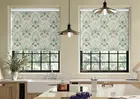 Script Vintage Green - Roller Blind