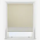 Double Roller Fusion Blackout Warm Stone & Natural Double Roller Blind