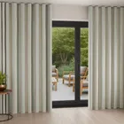 Laura Ashley Awning Stripe Smoke Green Wave Curtain Blinds Uk