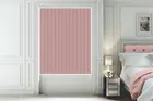Hannah Dusk Pink - Moisture Resistant Blackout Vertical Blind