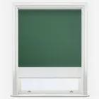 Optima Blackout Hunter Green & White Double Roller Blind
