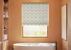 Foxley Faux Silk Nautilus - Roman Blind