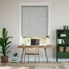 Electric Caress Blackout Silver Roller Blind