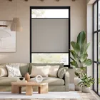 Stick On Duoshade Gainsboro Grey Thermal Blind