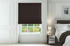 Monti Chocolate Brown - Luxury Chenille Roman Blind