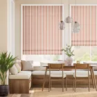 Cadence Stripe Fuji Red Roman Blind