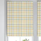 Laura Ashley Cove Check Made To Measure Blackout Roller Blind Ochre