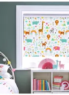 Happy Jungle Candy Childrens Roller Blind