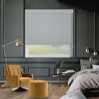 Bedtime Stratus Grey Pelmet Roller Blind