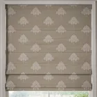 William Morris Marigold Tree Embroidery Made To Measure Roman Blind Linen