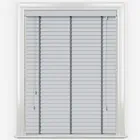 Statement Dove Grey With Grey Tapes Wooden Venetian Blinds