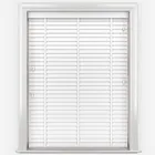 Impressions Bright White With Tapes Wooden Venetian Blind