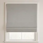 Capri Greige Deluxe Roman Blinds