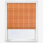 Orla Kiely Linear Stem Persimmon Roman Blind
