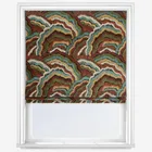 Casamance Annella Topaze Acajou Fonce Roman Blind