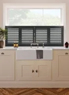 Black Grey Cafe Shutter