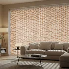 Pinto Orange Light Filtering Vertical Blinds