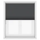 Tradechoice Blockout Onyx Black Day & Night Blinds Uk
