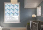 Robo Town Bot Blue - Roller Blind
