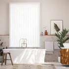 Stick On Pvc Blackout White Vertical Blind