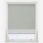 Supreme Blackout Mist Grey & Grey Double Roller Blind