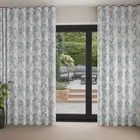 Laura Ashley Parterre Off White/seaspray Wave Curtain Blinds Uk
