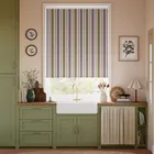 Twist2go College Stripe Blue Red & Green Roller Blind