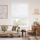 Juno Voile Bright White Roman Blind