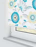 Valentina Blackout Teal Roller Blind