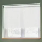 Cadence White (sheer) Sheer Roller Blinds