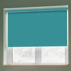 Palette Fr Teal Flame Retardant Roller Blinds