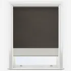 Double Roller Fusion Blackout Brown & Natural Double Roller Blind