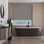 Aqua Weave Graphite Cordless Roller Blind