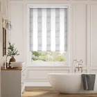 Twist2go Splash Blackout Ceramic Stripe Clay Grey Roller Blind