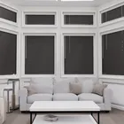 Perfect Fit No Drill Metal Blind - Barely Black - 25mm