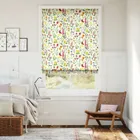 Wild Flowers Meadow Roman Blind