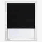 Canvas Black Roman Blind