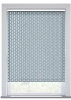 Jl X Sanderson Dabu Menai Blue Roller Blind