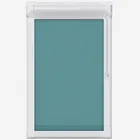 Signature Plain Ocean Green Perfect Fit Roller Blind