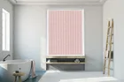 Beauty Blush - Leaf Pattern Waterproof Blackout Vertical Blind