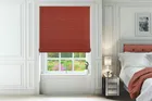 Collodi Burnt Orange - Herringbone Woven Roman Blind