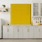 Bright Yellow Venetian Blind
