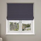 Laura Ashley Gingham French Navy No Drill Blinds Uk