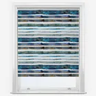 Sonova Studio Panorama Blue Rust Roller Blind
