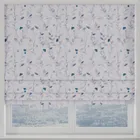 Serene Leaf Bloom Made To Measure Roman Blind Sky